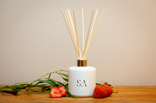 Champagne + Strawberries Reed Diffuser