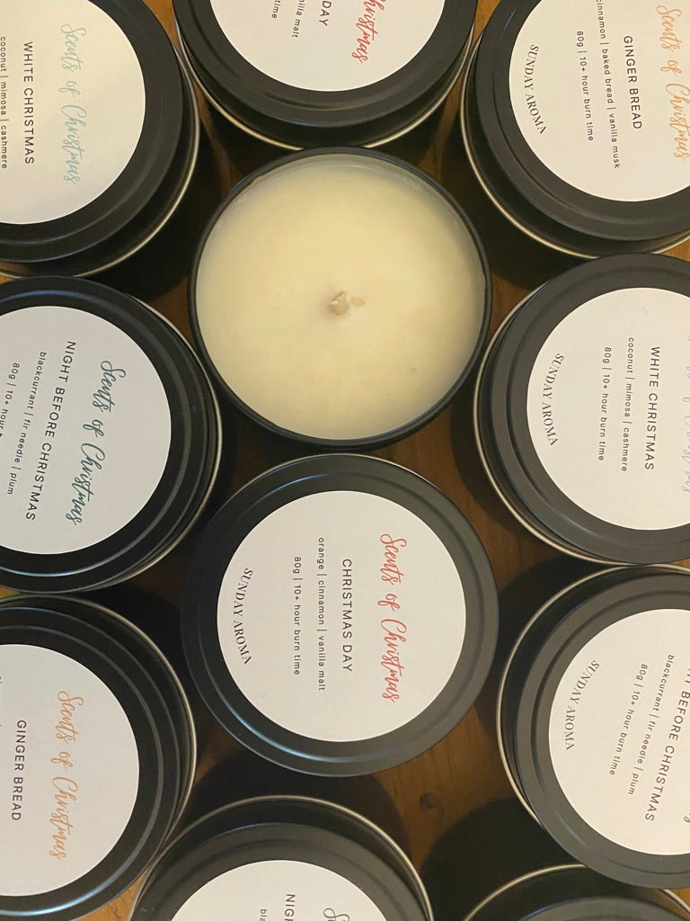 Scents of Christmas - Tin Candle Bundle